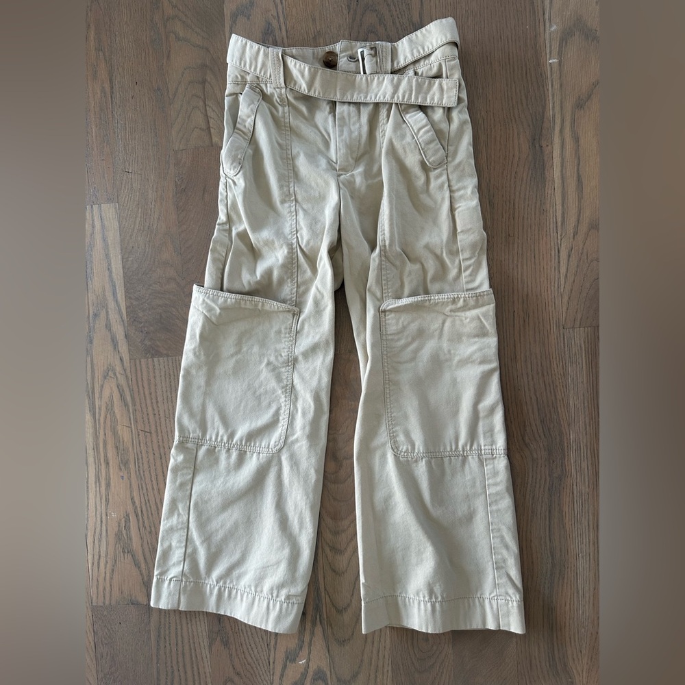 Zara girls cargo pants. Khaki size 9.